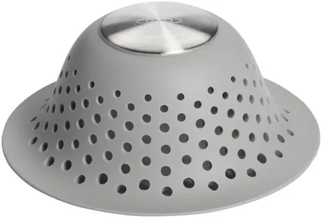 Main image of Good Grips Silicone Shower & Tub Drain Protector, Hair Drain Catcher
