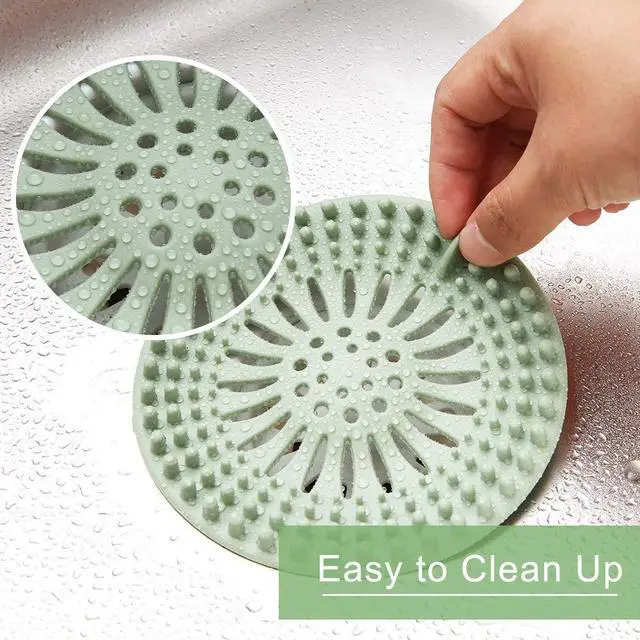 Alt view image 6 of 7 - 5 Pack Sink Drain Strainer, Hair Catcher for Bathroom Tub Shower