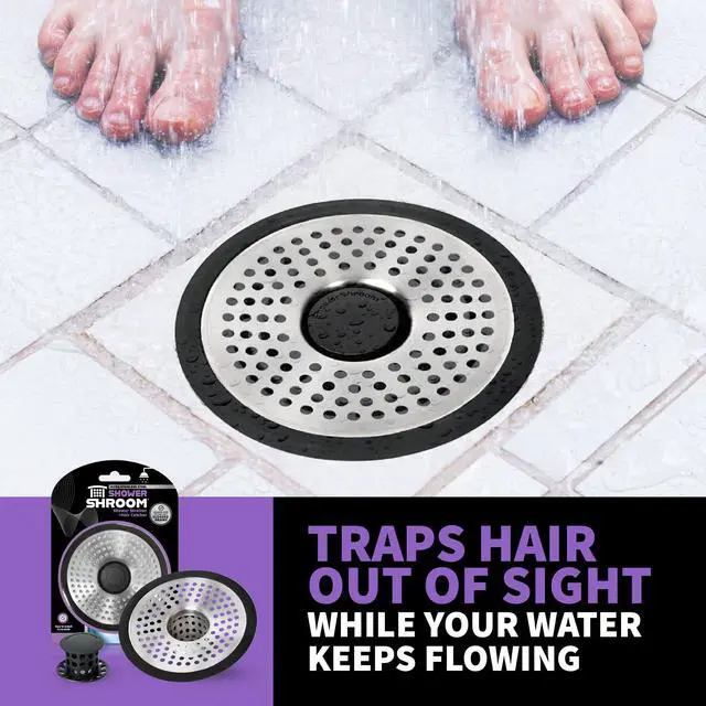 Alt view image 2 of 7 - Ultra Revolutionary Shower Hair Catcher Drain Protector, No Size, Stainless