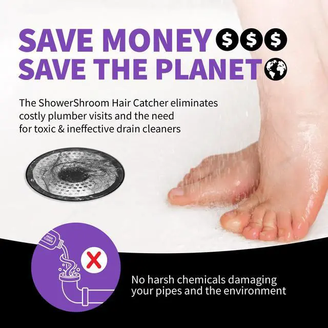 Alt view image 7 of 7 - Ultra Revolutionary Shower Hair Catcher Drain Protector, No Size, Stainless