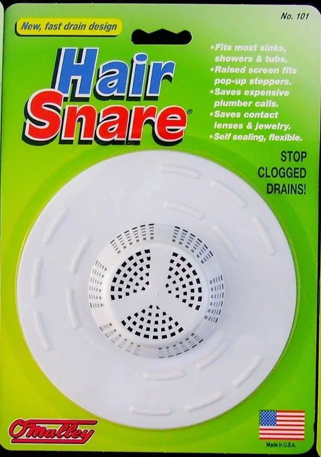 Main image of Hair Snare Drain Cover Universal - White