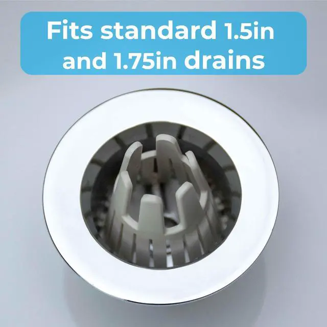 Alt view image 3 of 5 - Hair Catcher Strainer Drain Protector Trap for Bathtub | Eco-Friendly Bioplastic | Stronger Reusable Version