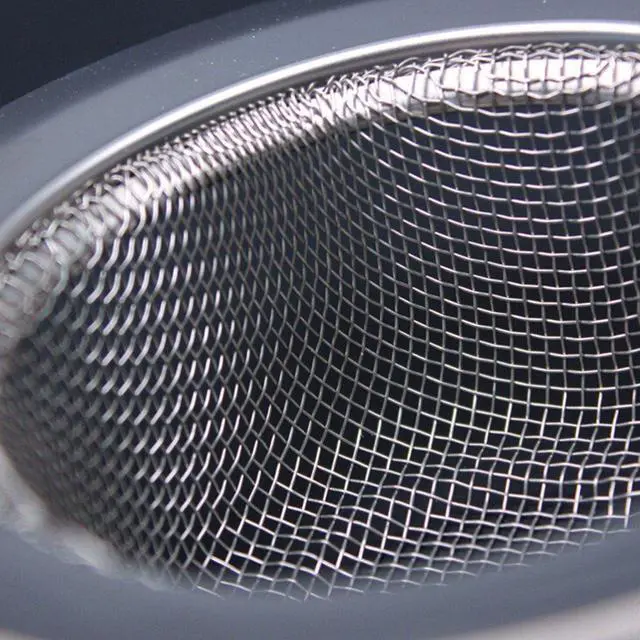 Alt view image 6 of 7 - 2 Pcs Stainless Steel Kitchen Mesh Silver Sink Strainer Large Wide Rim 4.5" Diameter,Perfect for Kitchen Sinks