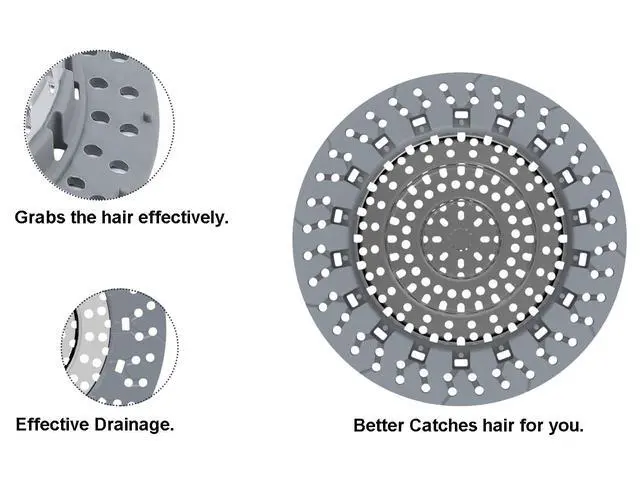 Alt view image 5 of 6 - Bathtub Drain Hair CatcherBathtub Protector Suitable for Bathroom Bathtub, Pop-Up Drains. (Patented Product)