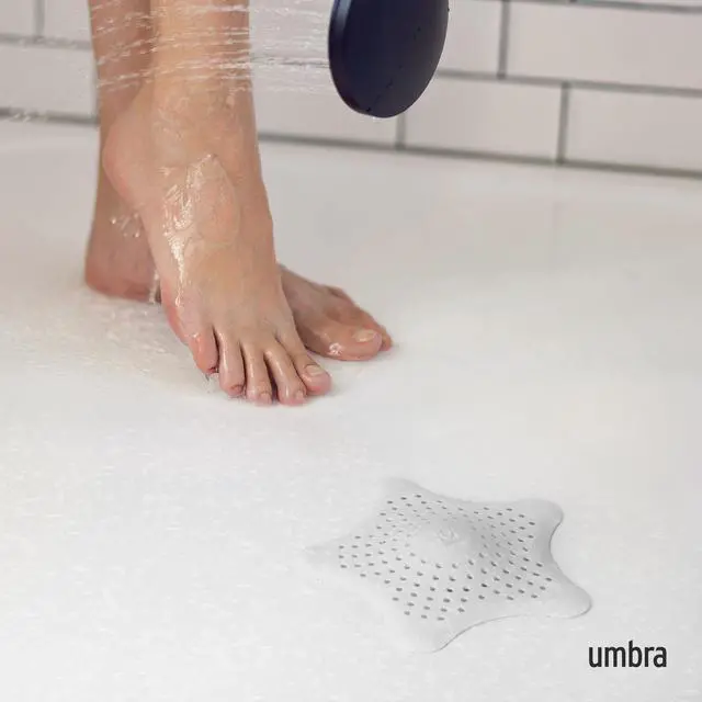 Alt view image 2 of 7 - Starfish Drain Cover/Hair Catcher, White