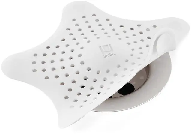 Main image of Starfish Drain Cover/Hair Catcher, White