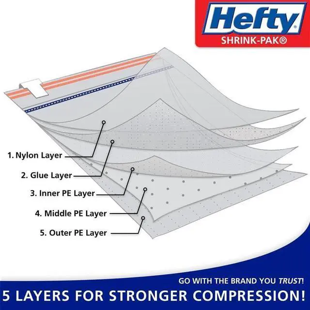 Alt view image 5 of 7 - Hefty Outdoor Cushion Storage Cube 2-Pack | Patio Cushion Storage Bag Set with Vacuum Valve, Heavy Duty Outdoor Cushion Storage Bags Set for Patio Furniture