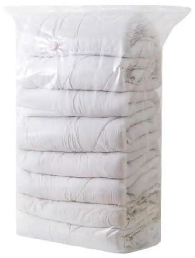 Alt view image 6 of 7 - 2PCS NoPump Vacuum Storage Bags,Storage Compression Bags, Large Cube Vacuum Seal Bags, Heavy-Duty Press & Seal for Clothes, No Pump Needed (Medium)
