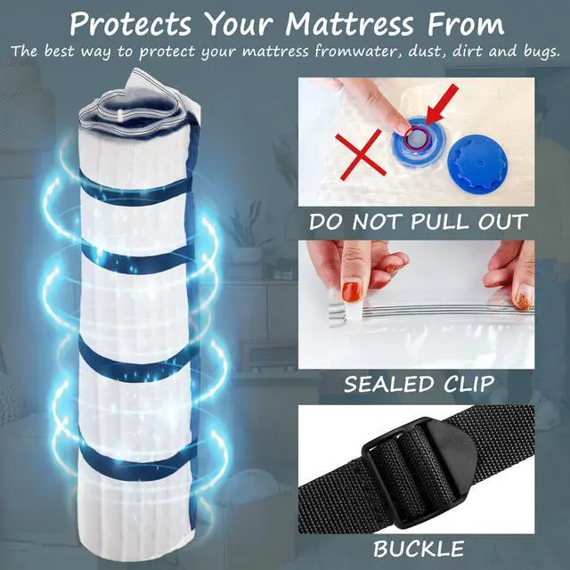 Alt view image 6 of 7 - Vacuum Storage Bag for Mattress (King/Cal King)