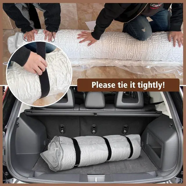 Alt view image 3 of 6 - Twin Mattress Vacuum Bag for Moving Storage Shipping