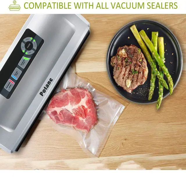 Alt view image 2 of 6 - Vacuum Sealer Bags, Precut 150 Gallon 11x16, Quart 8x12, Pint 6x10, Smell-Proof, Puncture Prevention and Heavy duty. Commercial Grade