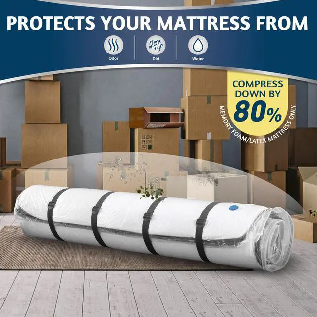 Alt view image 3 of 7 - Vacuum Mattress Bag for Memory Foam and Latex