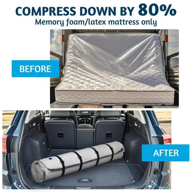 Alt view image 4 of 7 - Vacuum Mattress Bag for Memory Foam and Latex