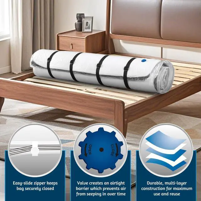 Alt view image 5 of 7 - Vacuum Mattress Bag for Memory Foam and Latex