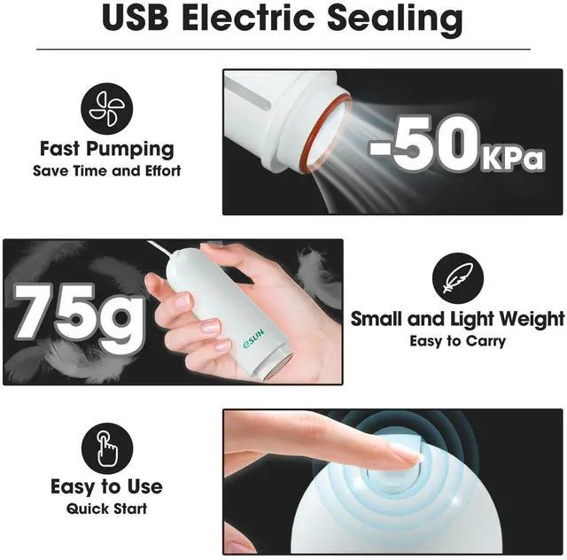 Alt view image 7 of 7 - 3D Printing Filament Electronic Vacuum Storage Kit Pro 2, Spool Storage Sealing Bags Dust Proof Humidity Resistant for Keeping Filament Dry, 10 Vaccum Bags/Kit