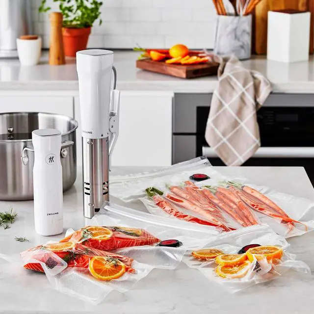 Alt view image 2 of 7 - Fresh & Save 30-Piece Small Vacuum Sealer Bags, 1/2 Gallon Reusable Snack Bags, Meal Prep