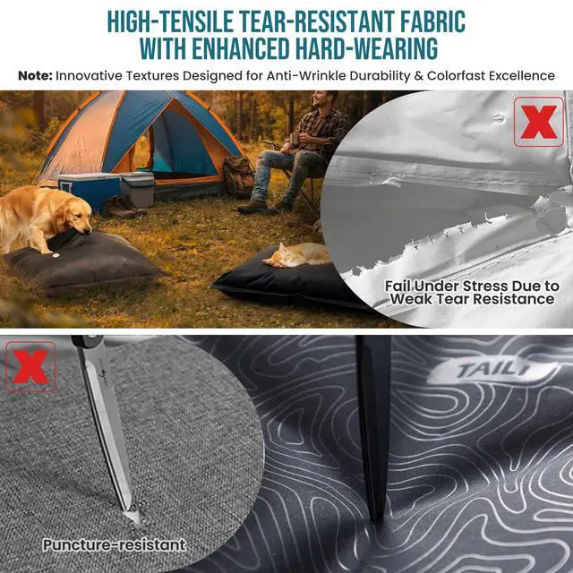 Alt view image 4 of 7 - Outdoor Vacuum Storage Bags 3 Pack, Travel Compression Bags (39x29 inch), Tear-Proof Vacuum Seal for Camping, Cushion, Clothing, Waterproof, Wearproof, Punctureproof