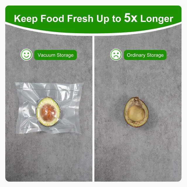 Alt view image 4 of 7 - 8" x 150' Vacuum Seal Roll Keeper with Cutter, Commercial Grade Vacuum Sealer Bags for Food Saver,BPA Free,Ideal for Storage, Meal Prep and Sous Vide
