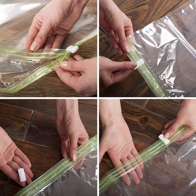 Alt view image 7 of 7 - 12 Space Saver Storage Bags for Clothes for Travel - Compression, no Vacuum Sacks - Luggage Accessories