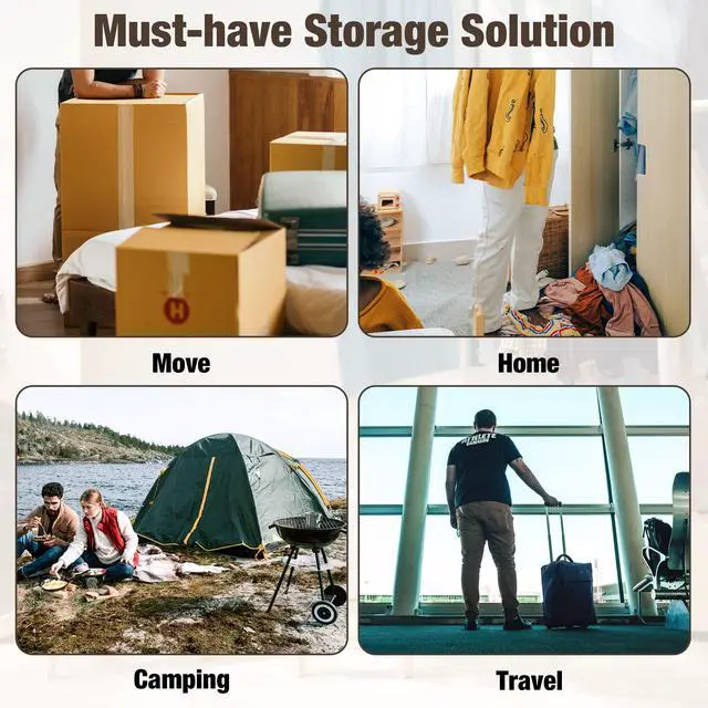 Alt view image 6 of 6 - 10 Jumbo Vacuum Storage Bags for Bedding, Vacuum Seal Bags for Clothing