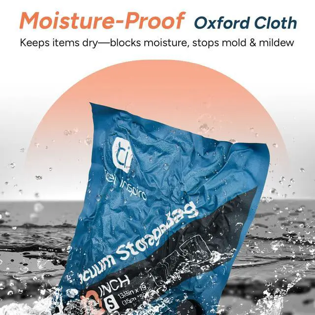 Alt view image 6 of 7 - Vacuum Storage Bag with Wireless Pump for Carry On Checked Luggage 2S/2M/2L