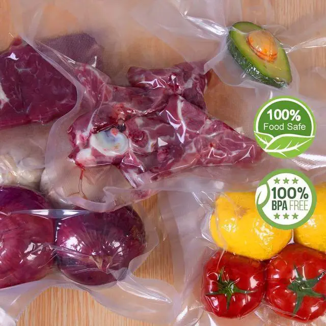 Alt view image 3 of 7 - 6 Rolls 8"&11"x20' Vacuum Sealer Rolls BPA Free Sous Vide Storage