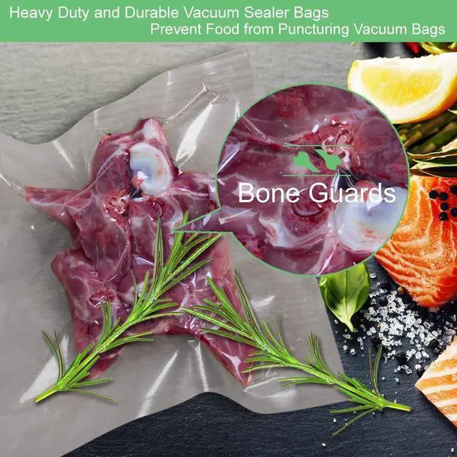 Alt view image 5 of 7 - 6 Rolls 8"&11"x20' Vacuum Sealer Rolls BPA Free Sous Vide Storage
