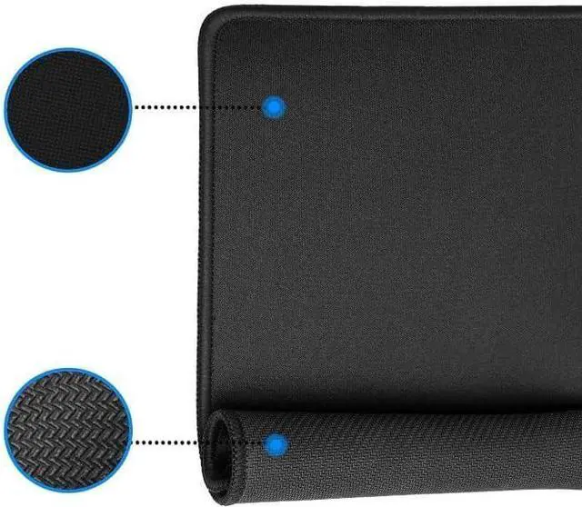 Alt view image 4 of 6 - Cats Galore Mouse Pad, Square Anti-Slip Rubber Mousepad, Premium-Textured Mouse Mat, Cute Office Mouse Pads for Women Men Computer Laptop
