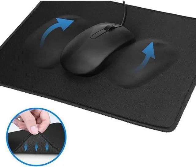Alt view image 6 of 6 - Cats Galore Mouse Pad, Square Anti-Slip Rubber Mousepad, Premium-Textured Mouse Mat, Cute Office Mouse Pads for Women Men Computer Laptop
