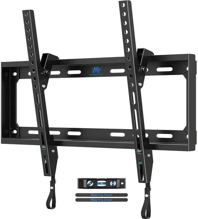 Main image of Tilting TV Mounts for Most 26-60 Inch LED, LCD TVs up to VESA 400 x 400mm and 88 LBS Loading Capacity, TV Wall Mount with Unique Strap Design for Easily Lock and Release MD2268-MK