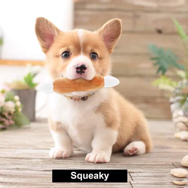 Alt view image 4 of 7 - Dog Squeaky Toys, Plush Small Dog Toys for Dogs, Stuffed with Squeakers,12 pcs Puppy Toys with a Carrying Bag for Small Medium Size