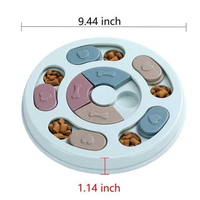 Alt view image 2 of 5 - Dog Puzzle,Dogs Food Toys for IQ Training & Mental Enrichment,Dog Treat Puzzle(Blue)