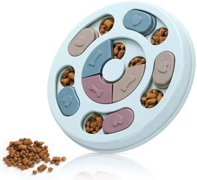 Main image of Dog Puzzle,Dogs Food Toys for IQ Training & Mental Enrichment,Dog Treat Puzzle(Blue)