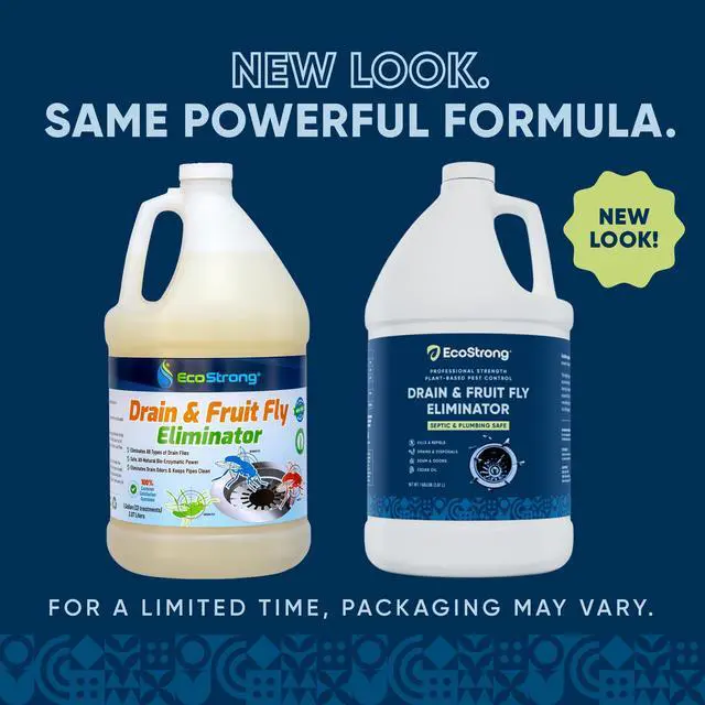 Alt view image 2 of 7 - Fruit Fly Drain Treatment | Drain Fly Eliminator | All-Natural, Eliminates Gnats, Sewer Flies and More - Works in All Drains - 1 Gallon