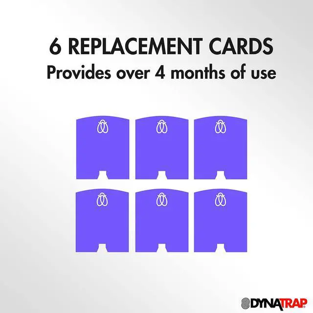 Alt view image 5 of 7 - StickyTech Replacement Indoor Flying Insect Trap Glue Cards - 6 Pack