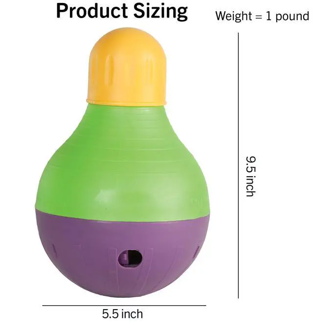 Alt view image 4 of 6 - Interactive Dog Pet Toy, Large, Yellow/Green/Purple