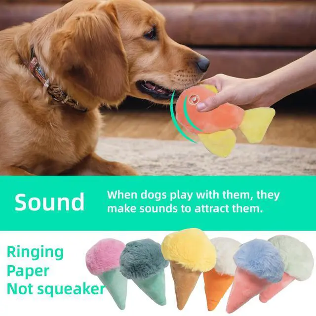 Alt view image 6 of 7 - 19 Pack Puppy Squeaky Dog Toys Set Plush Puppies,Cute Chew Pets Dog Toy with Squeakers for Small Dogs Playtime