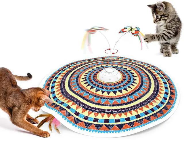 Main image of Cat Toys Chargeable, 3in1 Hide and Seek, Interactive Fun