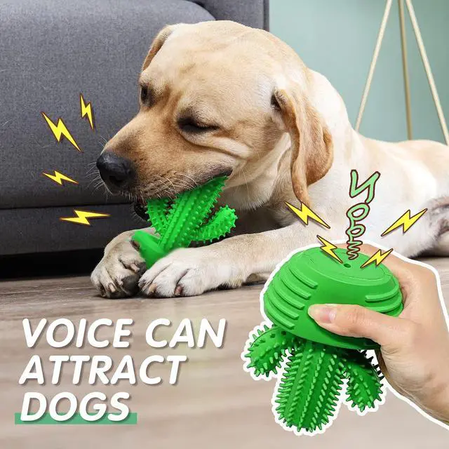 Alt view image 4 of 7 - Dog Chew Toys Dog Toothbrush Stick Teeth Cleaning Brush Dental for Medium Large Dog, Puppy Christmas Easter Birthday Gifts, Outdoor Squeaky Toys for Aggressive Chewers Interactive Tough Toys