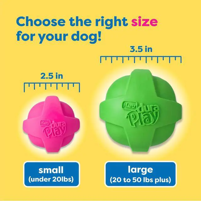 Alt view image 7 of 7 - DuraPlay Bacon Scented Dog Toys, Small (Assorted Color)