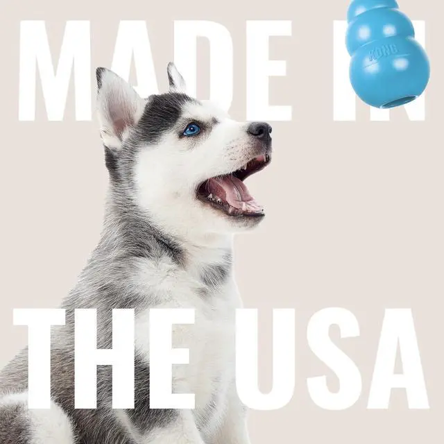 Alt view image 5 of 7 - Puppy Binkie - Pacifier Dog Toy for Puppies - Stuffable Treat Chew Toy for Treats - Durable Natural Rubber for Teething Puppy - for Small Puppies - Blue