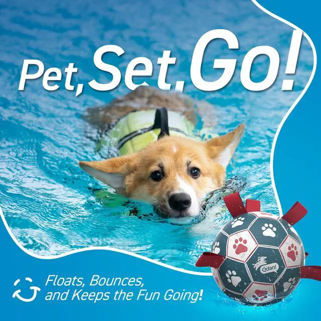 Alt view image 6 of 7 - Dog Balls, 6 Inch Dog Soccer Ball with Straps, Herding Balls for Dogs