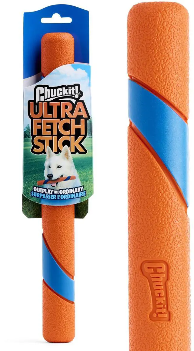 Main image of Interactive Dog Toy Ultra Fetch Stick - 12 Inch Outdoor Dog Toy for All Breed Sizes