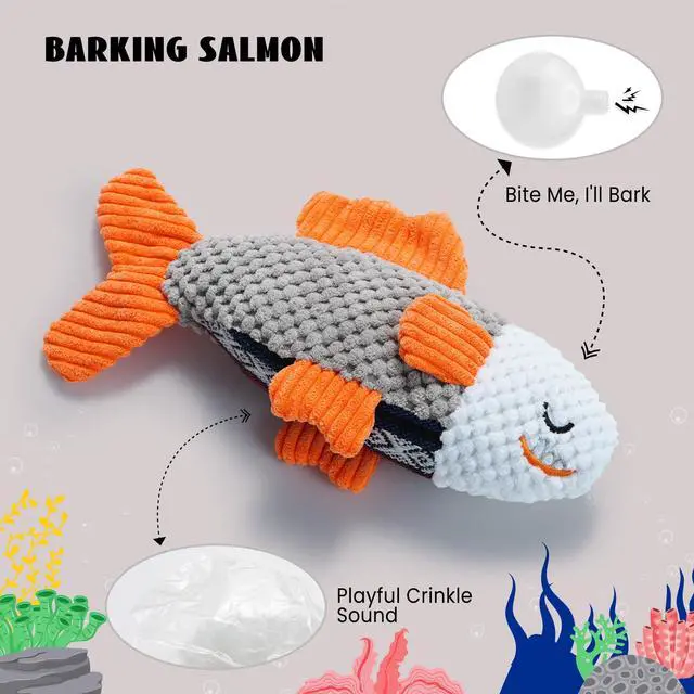 Alt view image 4 of 7 - 4 Packs Crinkle Squeaky Dog Toys for Aggressive Chewers, Tough Durable Stuffed Plush Rope Tug Puppy Chew Toy for Small Medium Large Breeds