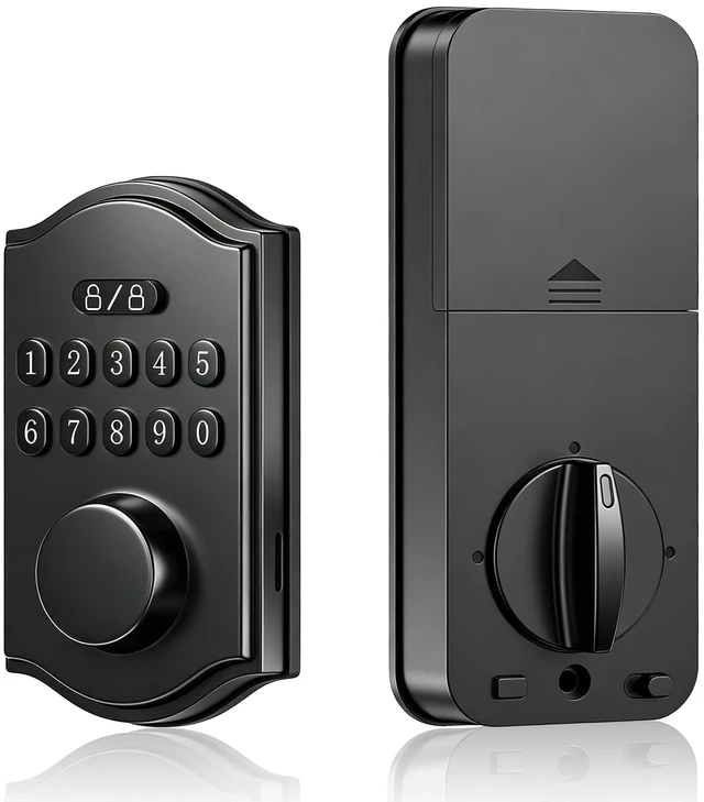 Main image of Keyless Entry Door Lock with Keypad,Smart Deadbolt, USB Emergency Charge | Keyless Entry, Smart User Management, Auto Lock, Electronic Keypad, USB-C Port Emergency Charge, Deadbolt for Front Door