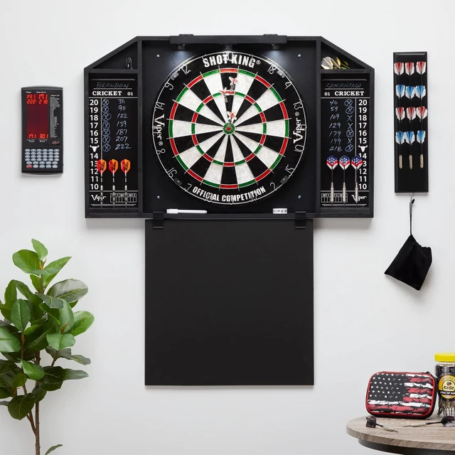 Alt view image 7 of 7 - ProScore Digital Dart Scorer Electronic Dartboard Scoreboard for Up to 8 Players, with 40 Games and 655 Game Options, Including Cricket and X01, Black