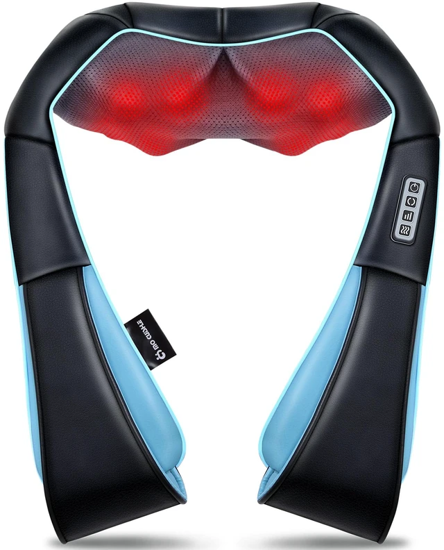 Main image of Women Men Gifts, Shiatsu Back Shoulder & Neck Massager with Heat | Electric Deep Tissue 4D Kneading Massage, Best Gifts for Mom Dad Wife Husband her Him, Christmas, Birthday (NOT Cordless)