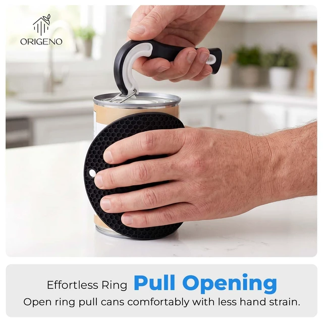 Alt view image 6 of 7 - Rechargeable Electric Can Opener 3-in-1 Kitchen Opening Set | 3-in-1 Rechargeable Opening Set for Cans, Jars and Pull Tabs