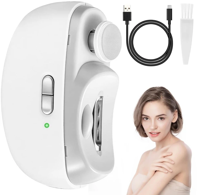 Main image of Electric Nail Clippers for Seniors & Adults,USB Rechargeable Automatic Nail Clipper Cutter with Polisher,LED Light & Nail File,2 Speed Smart Auto Fingernail Toenail Nail Trimmer for Women Men White