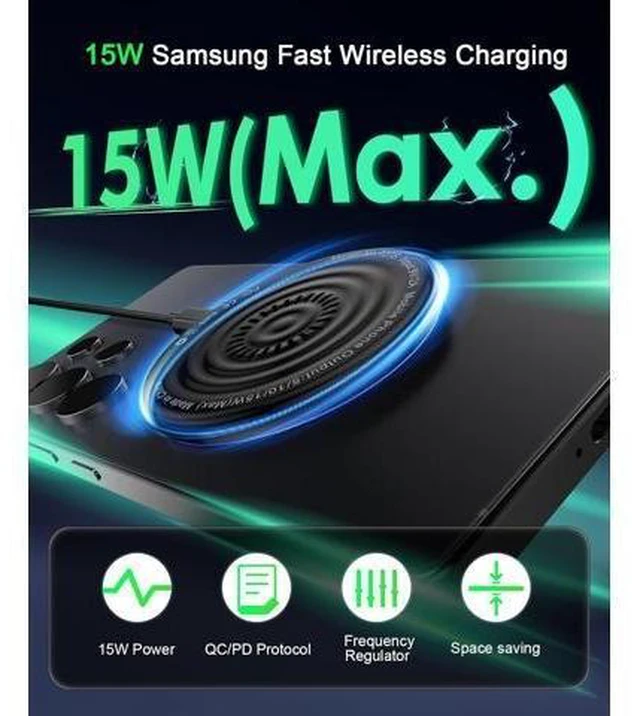 Alt view image 10 of 14 - Wireless Charger 2Pack 6FT 15W Magnetic Wireless Charger Fast Charging Pad for Galaxy S25 Ultra/S24 FE/S23 Ultra/S22/S21/Z Google Pixel 9 8a 7a 8 7 Pro | Strong Magnet Technology